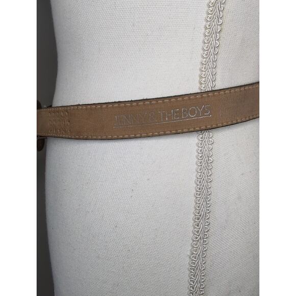 Jenny and the Boys vintage statement copper buckle studded leather belt - Picture 8 of 10